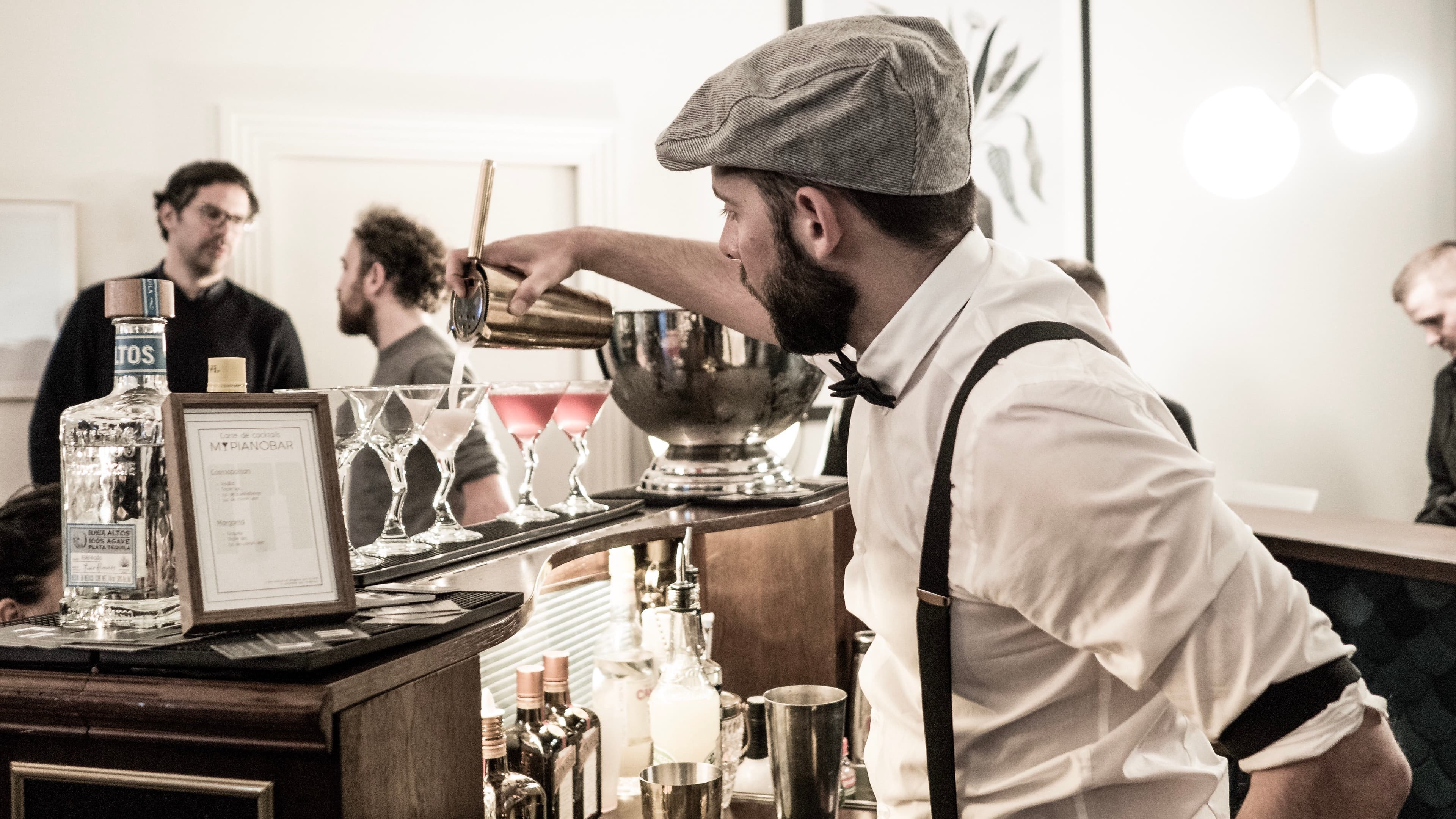 Un piano transformé en bar d'exception